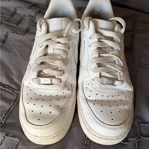 Nike Air Force 1 Cream Sneakers